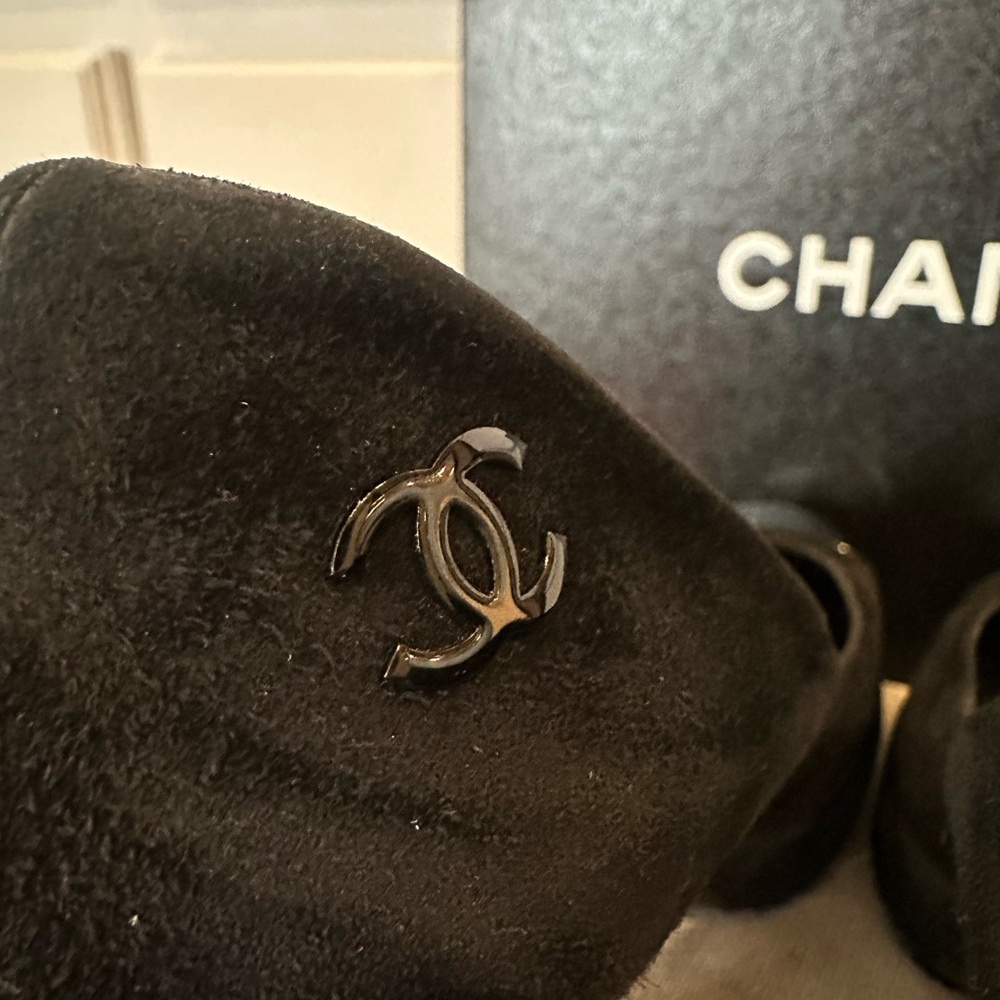 CHANEL heels Black Leather - Picture 9 of 12